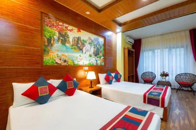 Habitación Superior con dos camas individuales — Green View Hotel Sapa